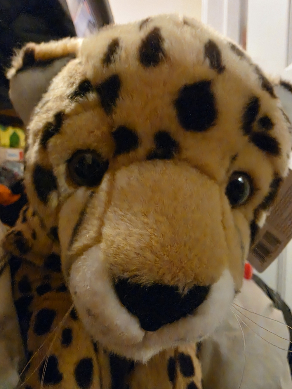 Plush Leopard Toy - Brown Spotted